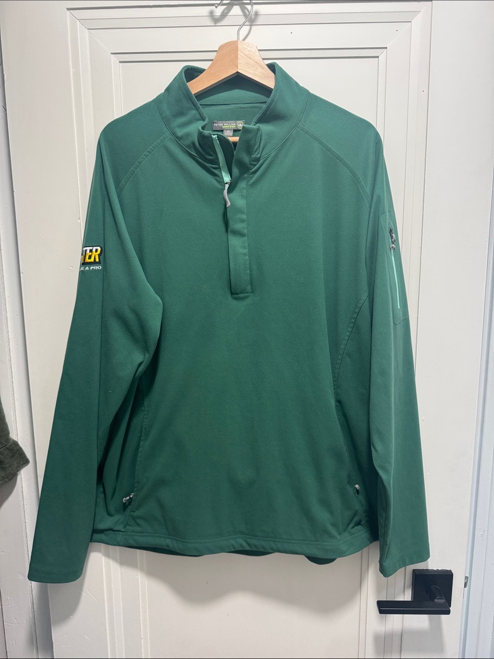 Peter Millar Golf Quarter-Zip Pullover Sweater SZ XL